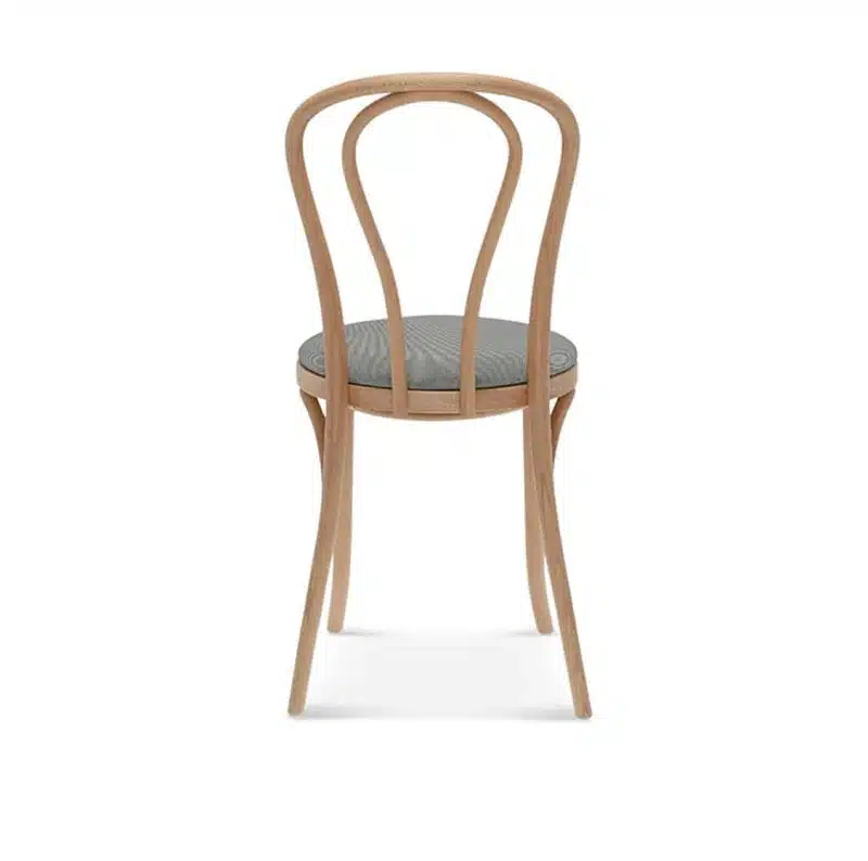 Archie Bentwood Side Chair From DeFrae Contract Furniture Natural Beech Uphosltered Seat Back