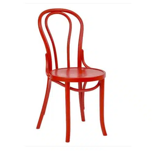 Archie Bentwood Side Chair From DeFrae Contract Furniture Red