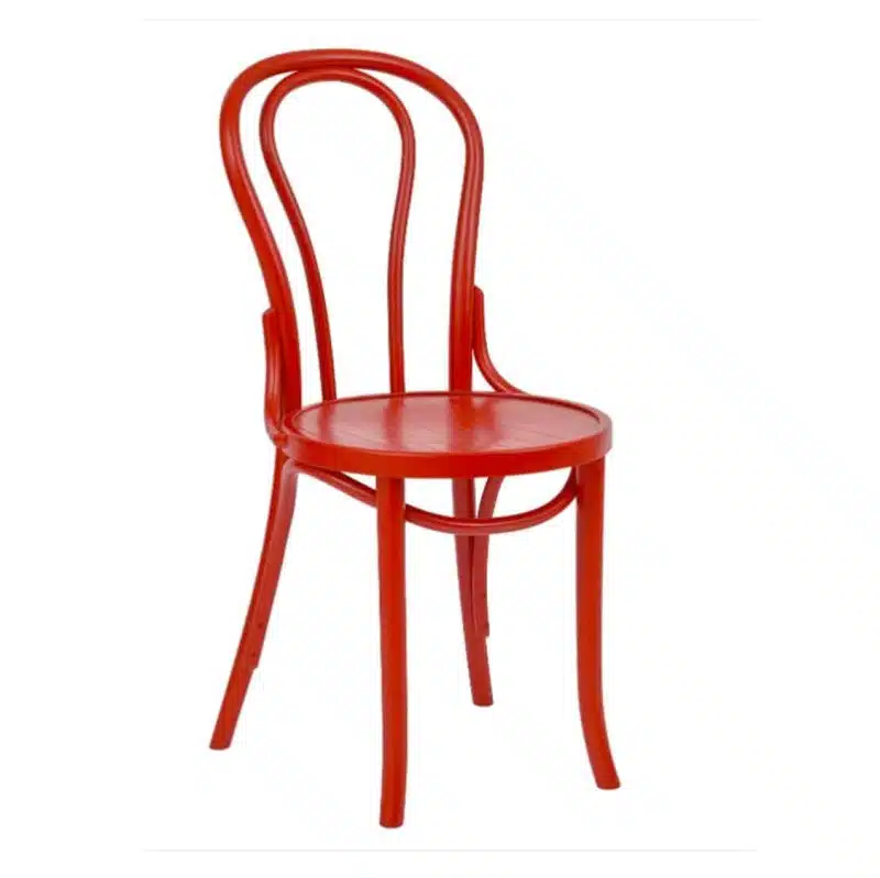 Archie Bentwood Side Chair From DeFrae Contract Furniture Red