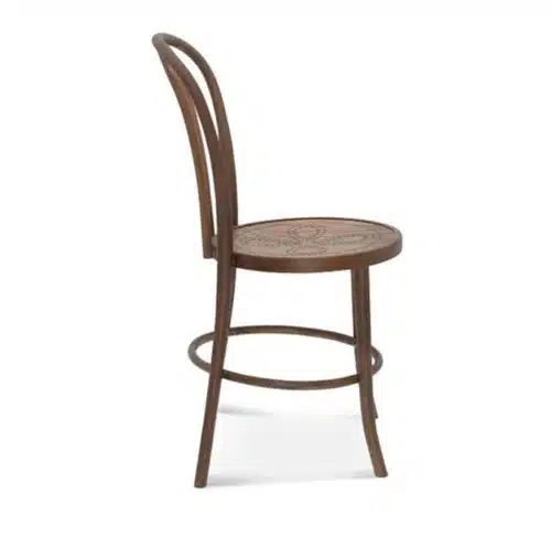 Archie Bentwood Side Chair From DeFrae Contract Furniture Side View
