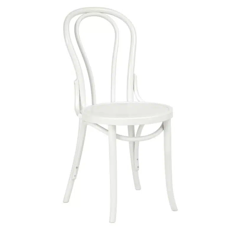 Archie Bentwood Side Chair From DeFrae Contract Furniture White