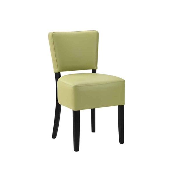 Ascot Side Chairs From DeFrae Contract Furniture Lime Green Faux Leather Wenge Frame.png