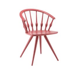 Ashleigh Spindle Back Side Chair Aston Cizeta DeFrae Contract Furniture Pink