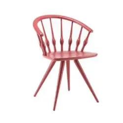 Ashleigh Spindle Back Side Chair Aston Cizeta DeFrae Contract Furniture Pink