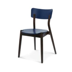 Beam side chair Malibu Restaurant Chair DeFrae Contract Furniture Blue