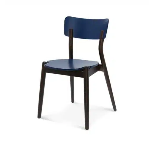 Beam side chair Malibu Restaurant Chair DeFrae Contract Furniture Blue