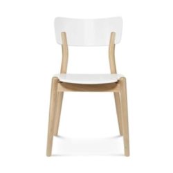 Beam side chair Malibu White Restaurant Chair DeFrae Contract Furniture