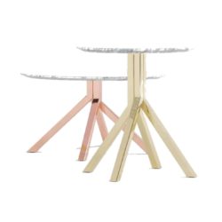 Buzz Table at DeFrae Contract Furniture Grapevine Brass and Bronze