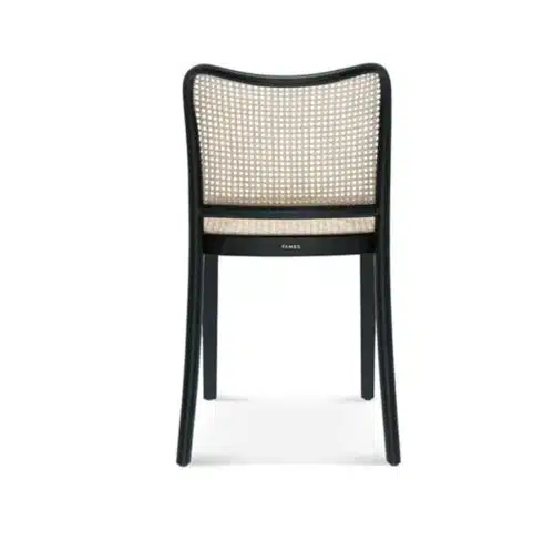 Cane side chair DeFrae Contract Furniture Back View 811 chair