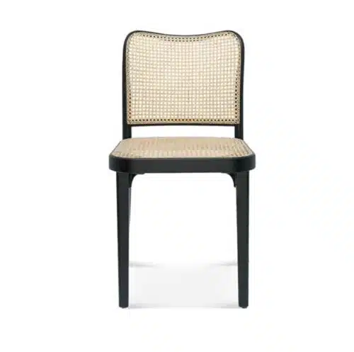 Cane side chair DeFrae Contract Furniture Front View 811 chair
