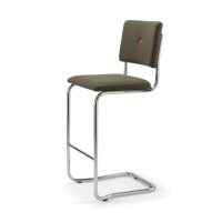 Ceska Bar Stool Cantileve Base DeFrae Contract Furniture