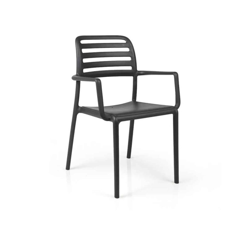 Coast Armchair Nardi Costa DeFrae Contract Furniture Black