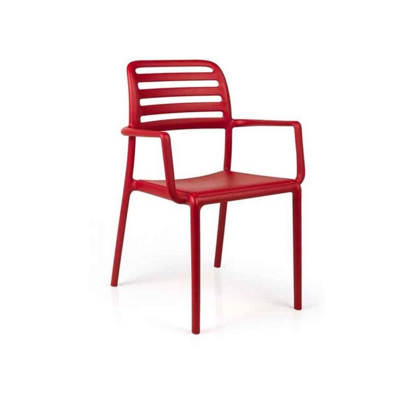 Coast Armchair Nardi Costa DeFrae Contract Furniture Red