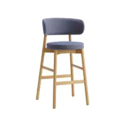 Coco Bar Stool With Curved Back DeFrae Contract Furniture Cantarutti
