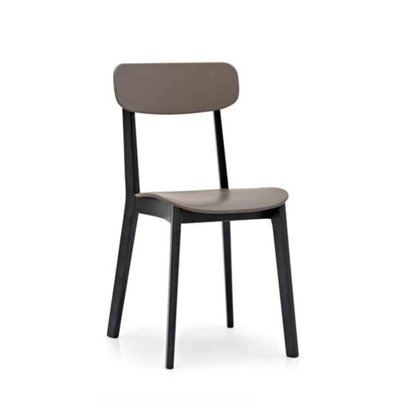 Cream side Chair Calligaris available from DeFrae Contract Furniture