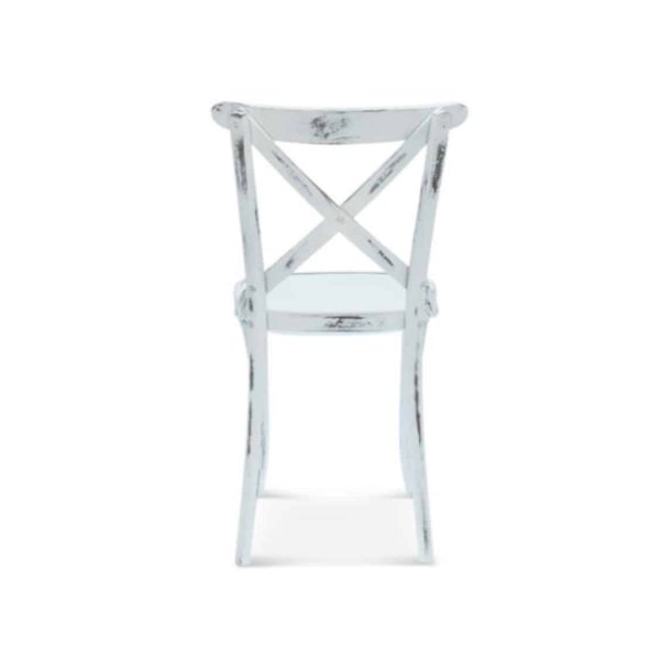Cruz cross back bentwood side chair 8810 DeFrae Contract Furniture Back View