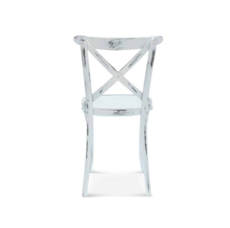 Cruz cross back bentwood side chair 8810 DeFrae Contract Furniture Back View