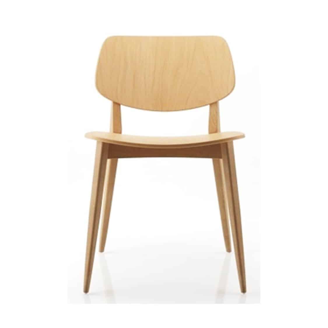 Doll Wood side chair 060 Billiani DeFrae Contract Furniture