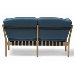 Dowel 2 seater sofa and armchair DeFrae Contract Furniture Back View