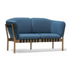Dowel 2 seater sofa and armchair DeFrae Contract Furniture Side View