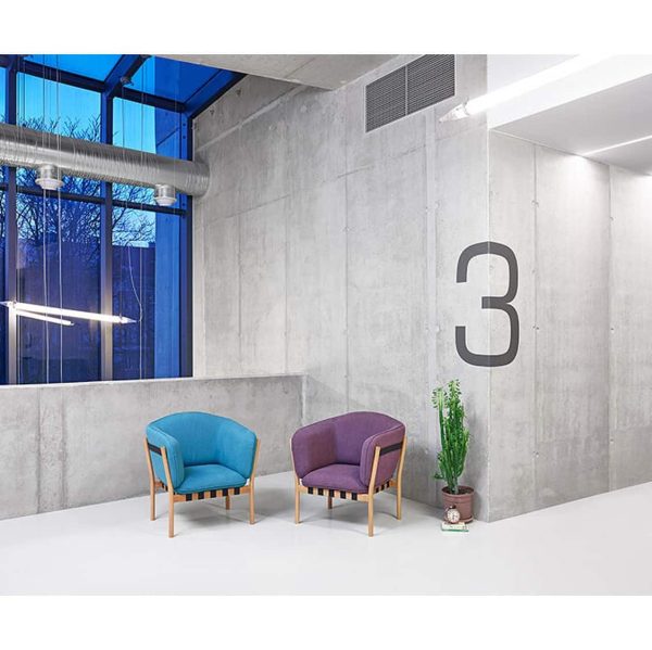 Dowel armchair DeFrae Contract Furniture