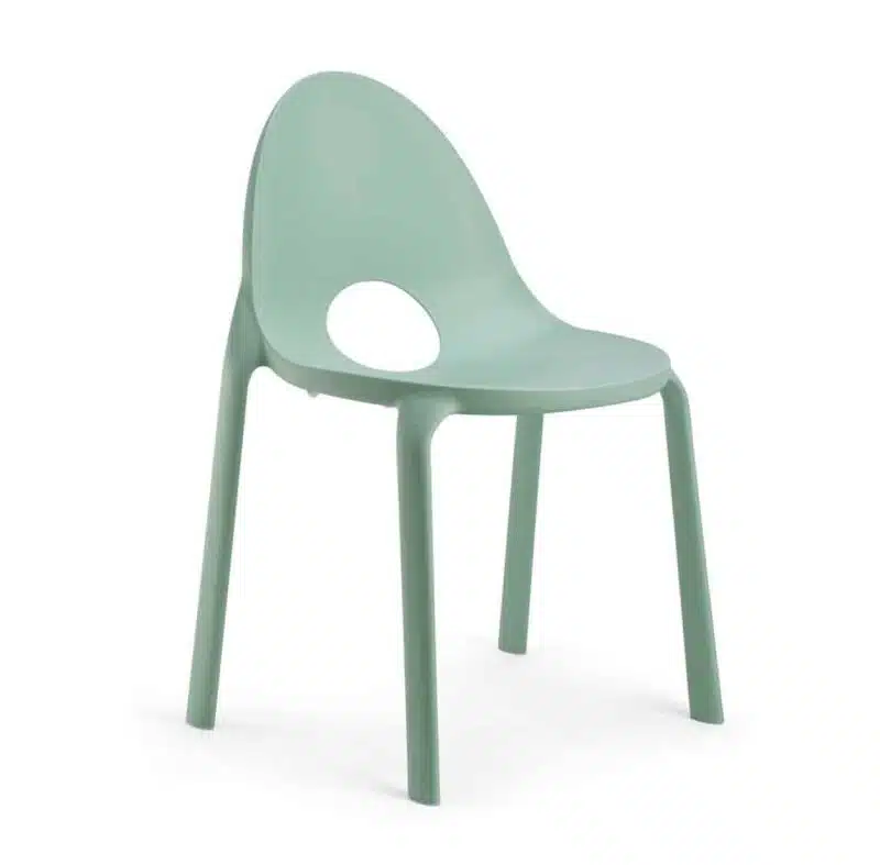 Drop Side Chair Infiniti Design at DeFrae Green Stackable