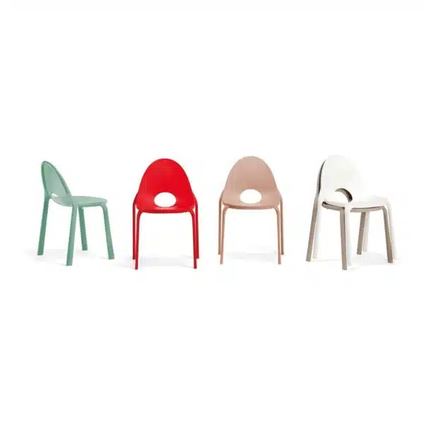 Drop Side Chair Infiniti Design at DeFrae Stackable Chairs