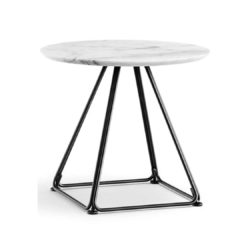 Eclipse Table base with marble top Pedrali available from DeFrae Contract Furniture