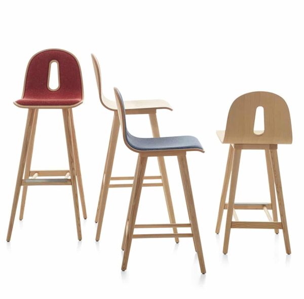 Gotham Woody Bar Stool DeFrae Contract Furniture Range