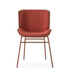 Grid Side Chair DeFrae Contract Furniture Skin Chair by TrabA Pink
