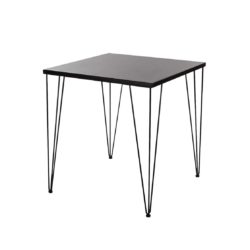 Hairpin Legs Tables by DeFrae Contract Furniture Wenge Top