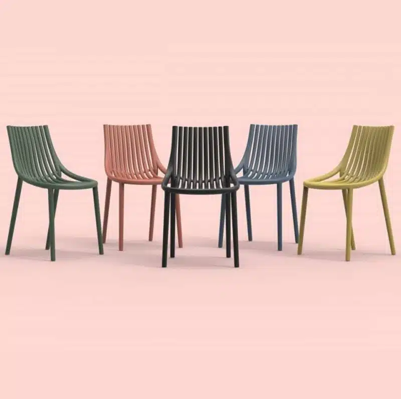 Ibiza Side Chairs Vondom DeFrae Contract Furniture Colours