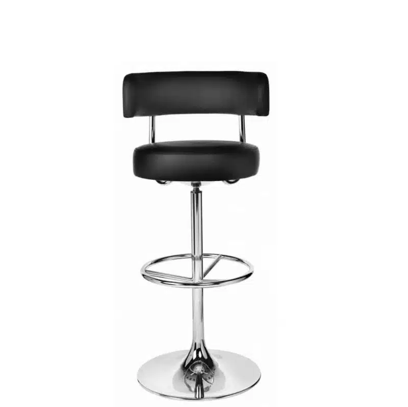 Juno Bar Stool by DeFrae Contract Furniture Jupiter Johanson Chrome Frame 2