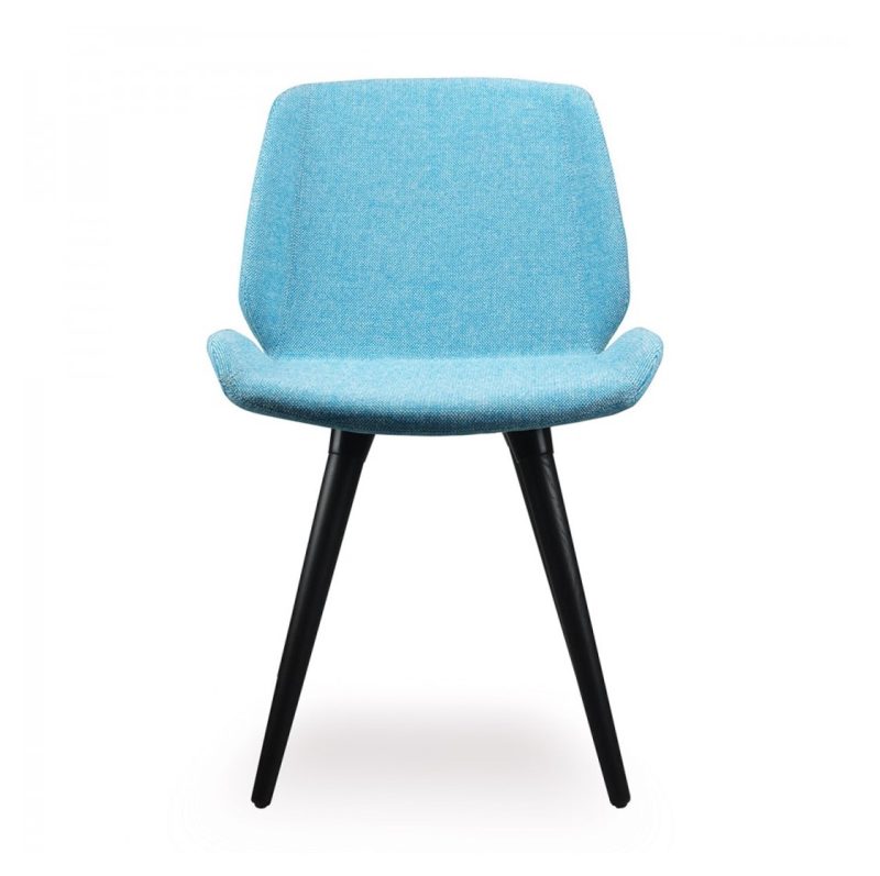 Keel side chair with wooden frame DeFrae Contract Furniture
