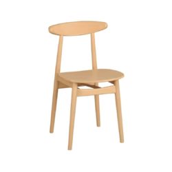 Kitty Side Chair Wood Chair With Curved Back Rest DeFrae Contract Furniture