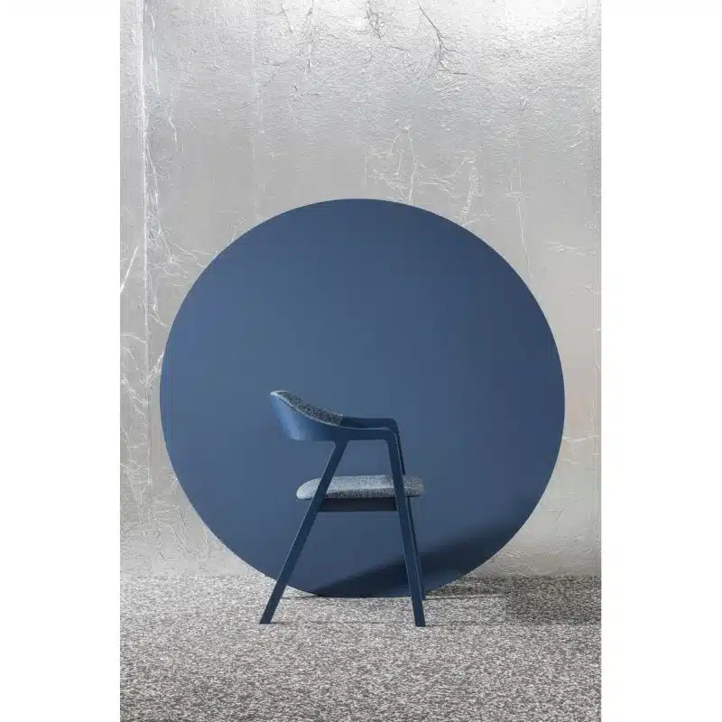 Layer armchair curved back Billiani at DeFrae Contract Furniture Ambient Blue