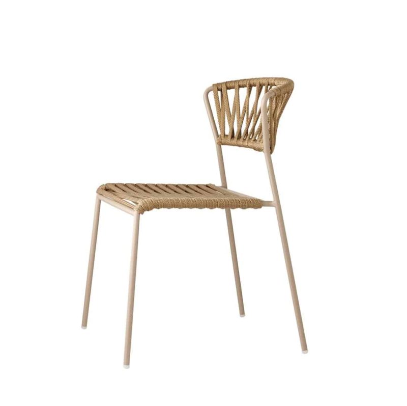 Lisa Club Side Chiar Outside Scab Design at DeFrae Contract Furniture Taupe