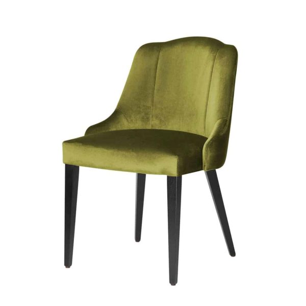 London Side Chair Available From DeFrae Contract Furniture Green Velvet