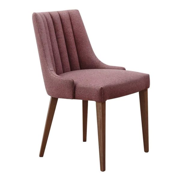 Louvre Wood Side Chair Fluted Back Contract In DeFrae Contract Furniture