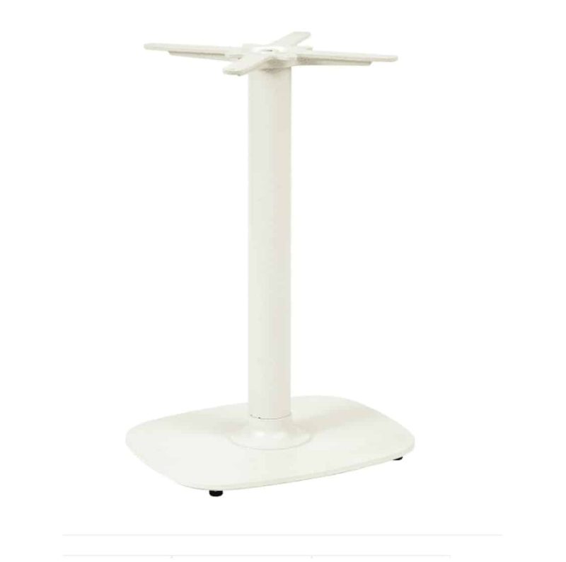 Ludo Table base White Cream Cast Iron Restaurant Bar Coffee Shop Cafe DeFrae