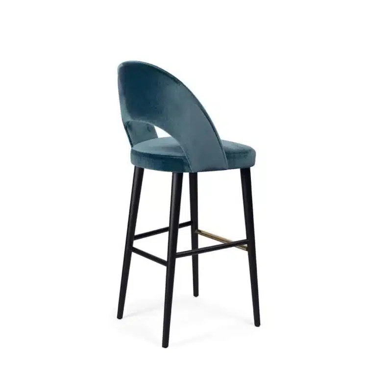 Luxe Bar Stool Artu SG DeFrae Contract Furniture Back View