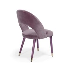 Luxe Side Chair Artu S Deluxe DeFrae Contract Furniture Back View