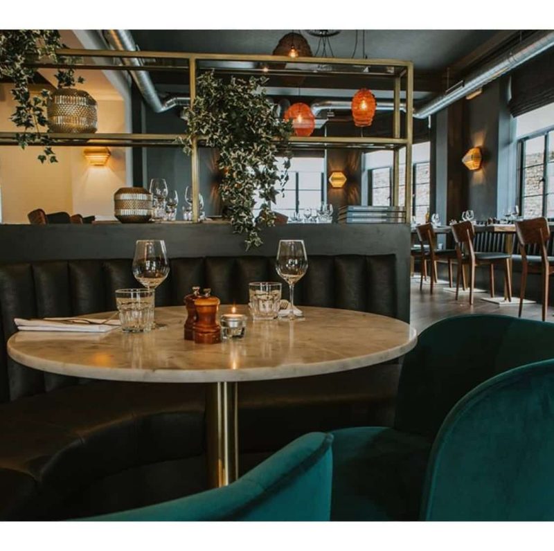 Marble Table tops DeFrae Contract Furniture at Ginger Pig Hove