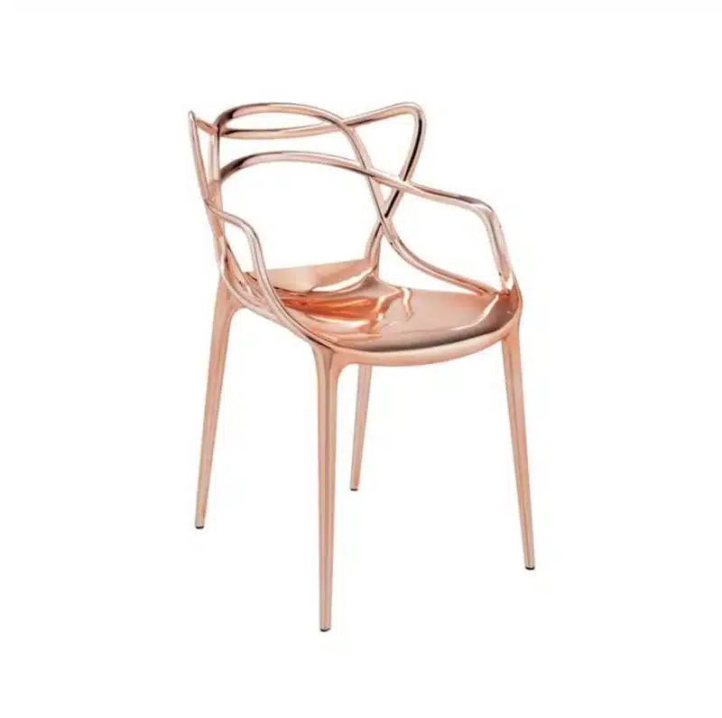 Masters chair Metallic from Kartel available at DeFrae Contract Furniture Copper