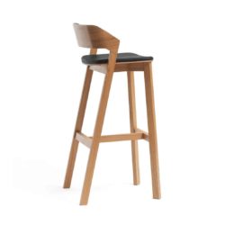 Merano Bar Stool DeFrae Contract Furniture Upholstered Seat