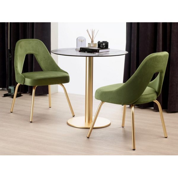 Mimi Side Chair By Scab Design Available From DeFrae Contract Furniture Green Velvet Gold Metal Frame Me Chair