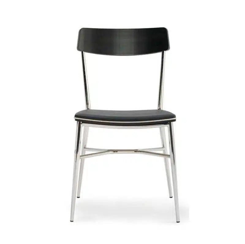 Naika Side Chair DeFrae Contract Furniture Black