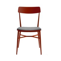 Naika Side Chair DeFrae Contract Furniture Red