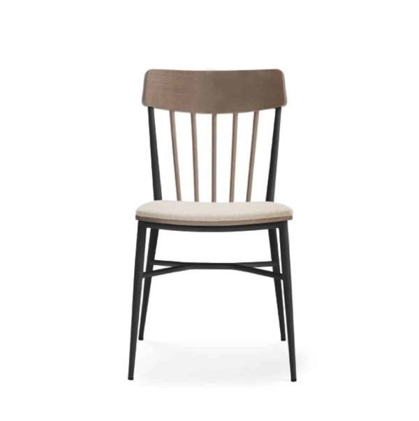 Naika Spindle Back Chair Spindle Back DeFrae Contract Furniture Front