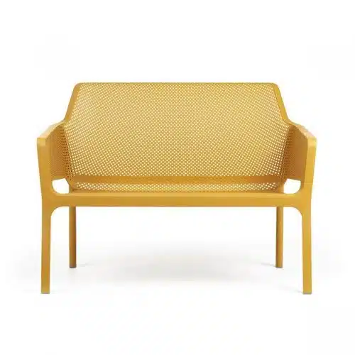 Net Bench DeFrae Contract Furniture Mustard